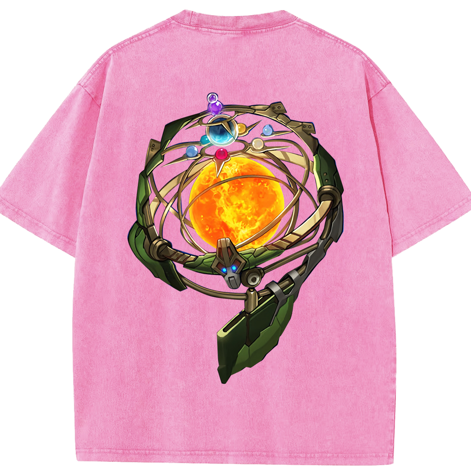 （画像用） 遊☆戯☆王 Yu-Gi-Oh! 綿100% ヴィンテージ風 半袖Tシャツ（背面プリント）
